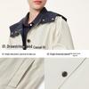 EICHITOO Women's Hooded Trench Coat
