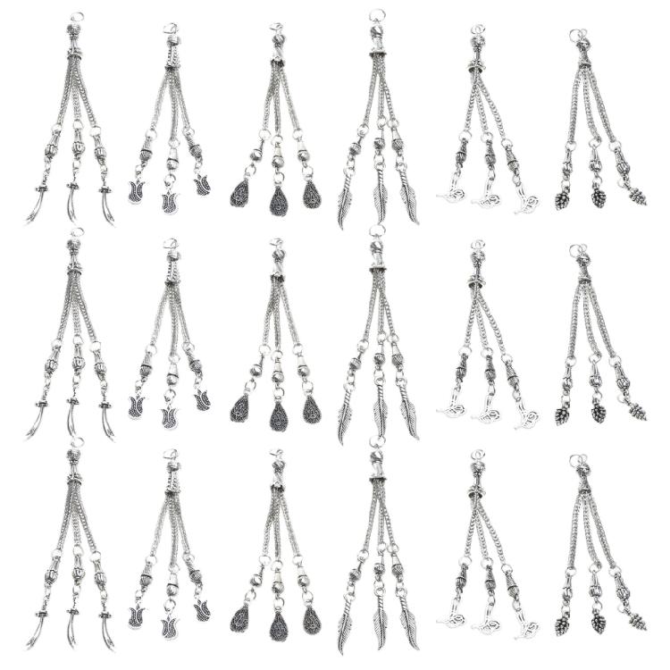 

Stylish Moon Star Leaf Coconut Tree Pendants for DIY Rosary Jewelry Accessory 1
