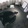 Mode Modern Rapper Patroon Tapijt voor Slaapkamer Woonkamer Bank Computerstoel Gebied Zacht Kleed Vloermatten Badkamer Antislipmat