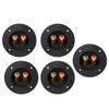 5Pcs 2 Way Stereo Speaker Box Terminal Cup Double Binding Posts for Car RV Yacht Audio