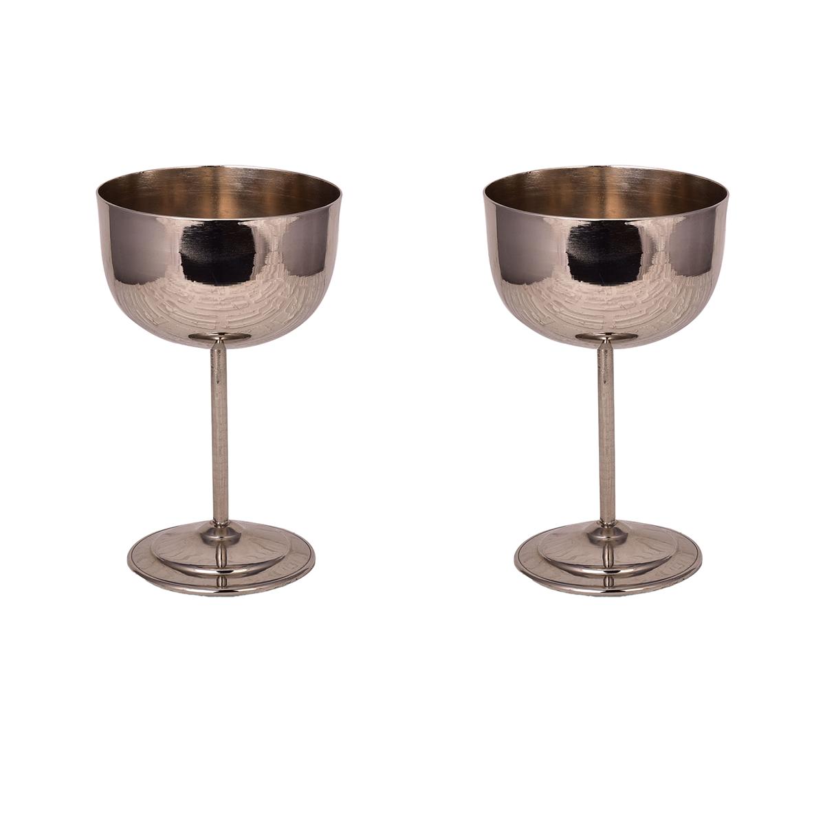 

Стакан для вина Turna Copper Vino No 2, простой, 400 мл, набор из 2 никелевых стаканов Turna0457-22