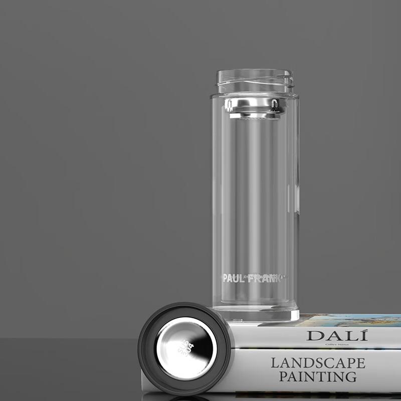Paul Frank Double Wall Glass Tea Infuser Bottle