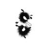 Menottes en plumes - Sinful Pleasures - Noires - 136 g - 12x10x15 cm - Sensualité - Accessoire érotique