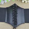 Durable Elastic Waist Belt Solid Color Classic Style Flexible