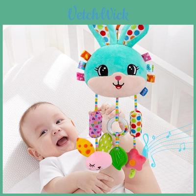 Baby Bedroom Baby Mobile With Plush Monkey Wind Chime For Crib Decor