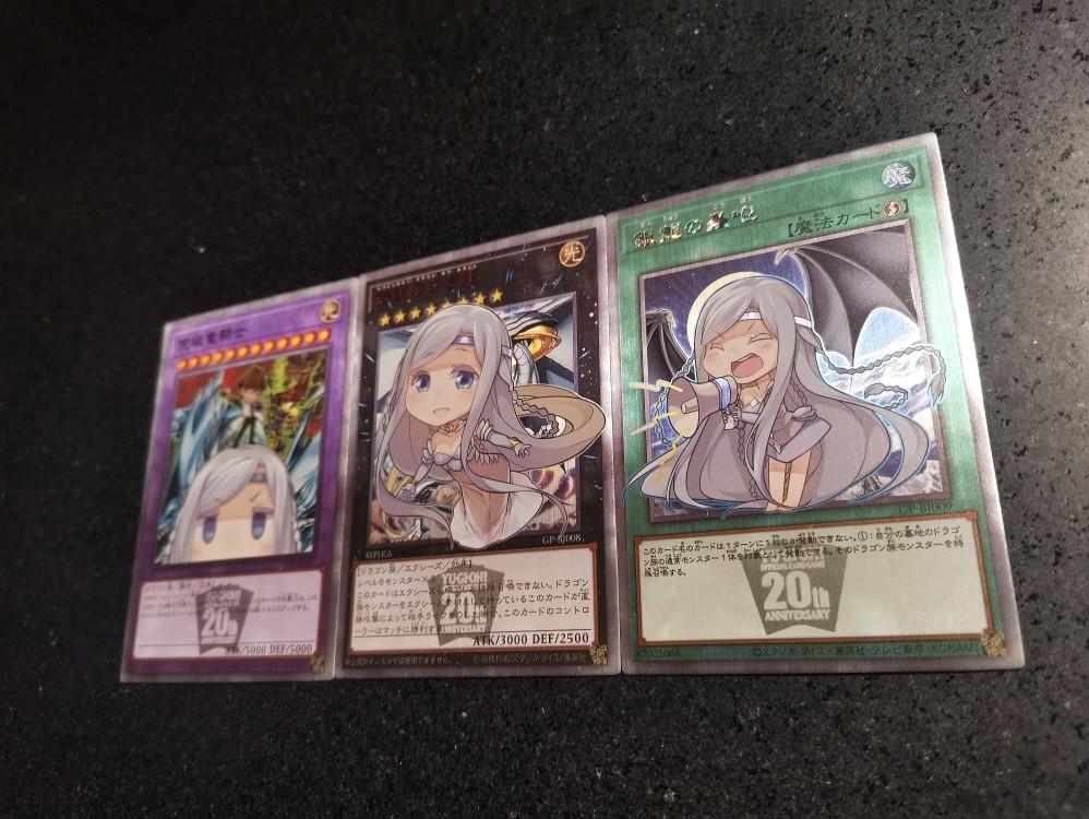 3pcs/set diy Yu-Gi-Oh! Blue-Eyes White Dragon Girl Self Control Collect Signature Trading Flash Card Anime Cartoon Gift