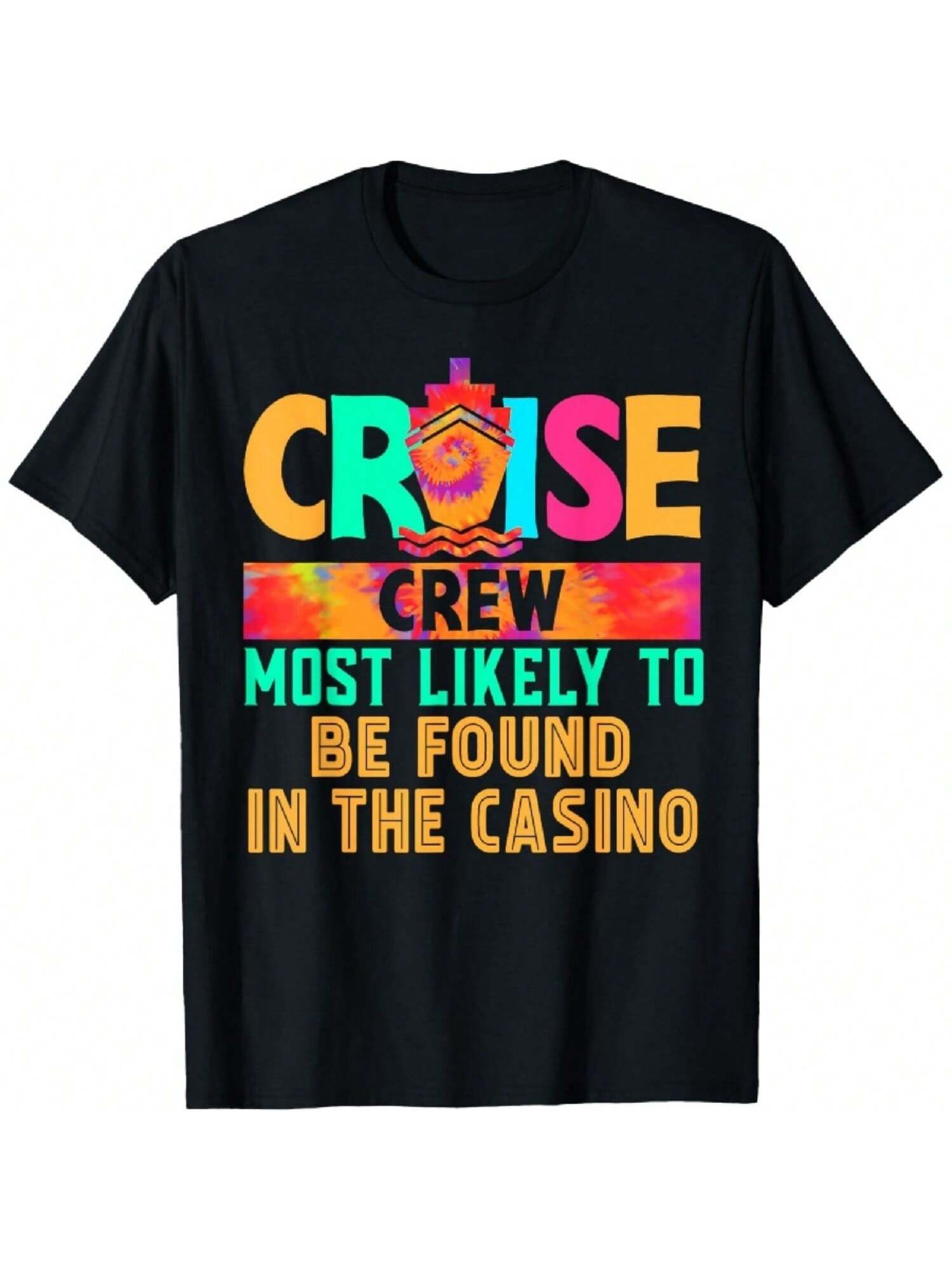 

Круизная команда, которую скорее всего можно найти в казино, футболка хиппи XXXXXL чёрный