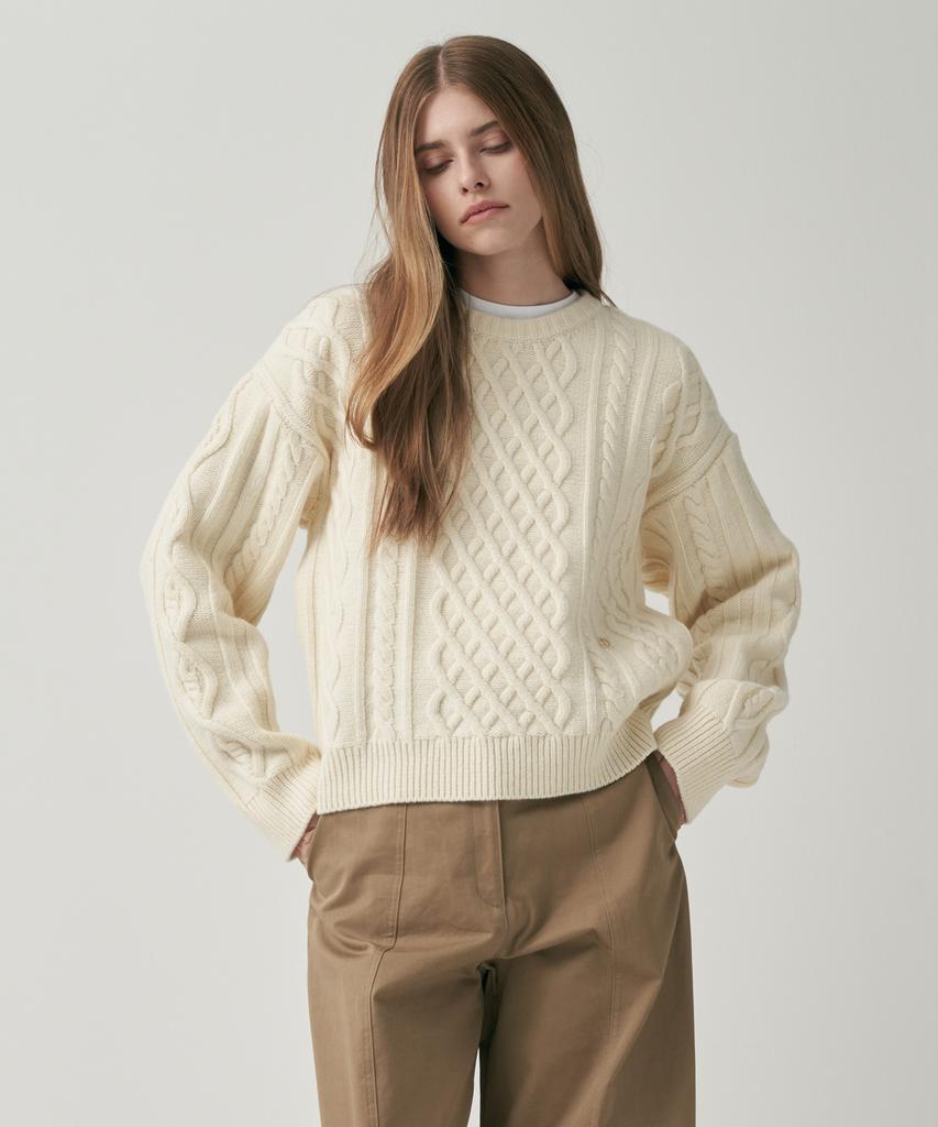 MOTT Classic Cable Knit - Ivory