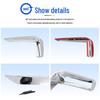 Manshi Front Fog Light Cover for BMW 5 Series 525Li/530Li - Decorative, Bright Trim Strip