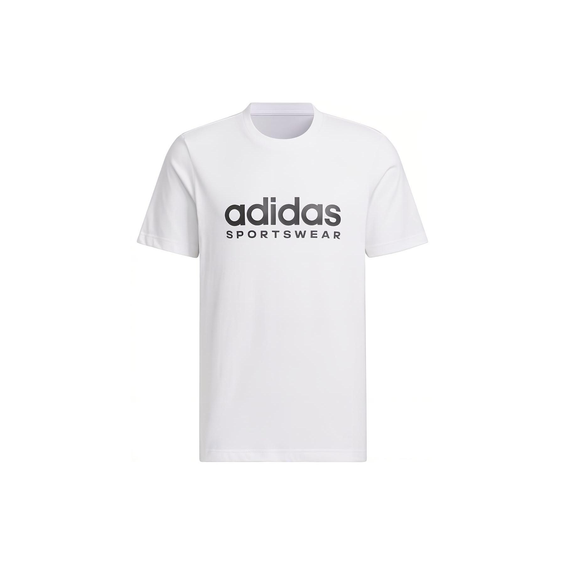 Adidas Обычная футболка Унисекс Белая JI9073 L