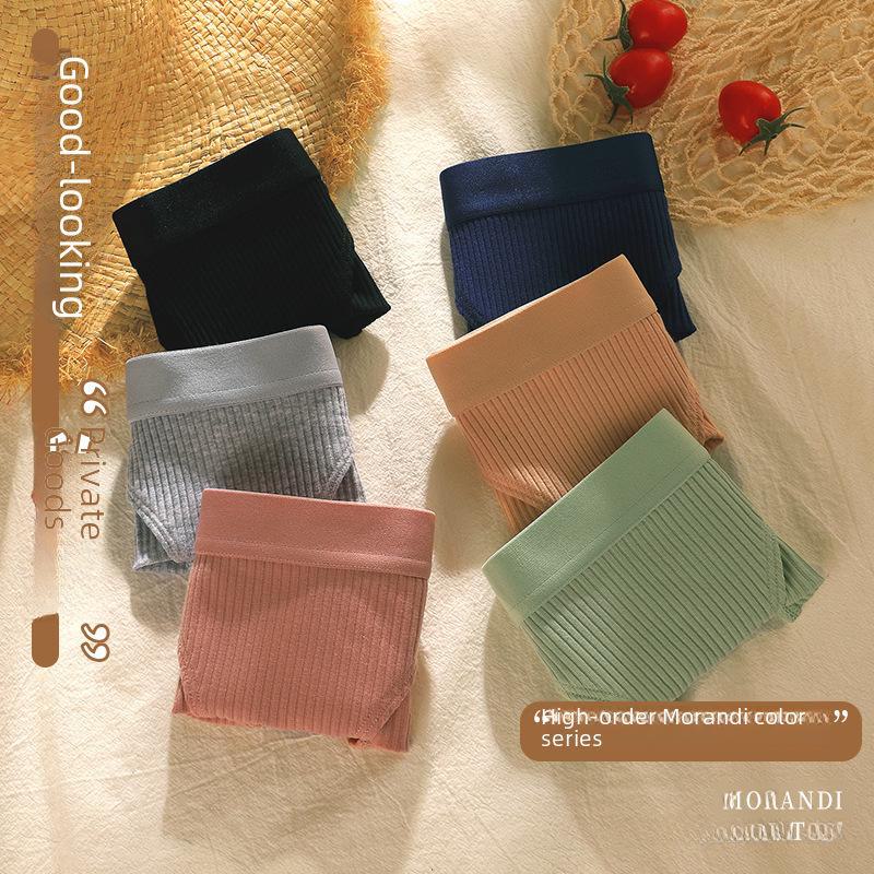 Ευρωπαϊκά & Αμερικανικά Εσώρουχα από Βαμβακερή Δαντέλα με Χαμηλή Μέση για Γυναίκες – Αναπνέοντα, Άνετα, Τριγωνικά Σλιπ με Φαρδύ Περίγραμμα για Κορίτσια/Φοιτήτριες