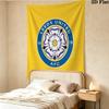 Leeds Football Club Wandteppich Ästhetischer Wandbehang Bedruckter Stoffdecke Dekorative Wandteppiche Für Schlafzimmer Wohnzimmer Heimdekoration