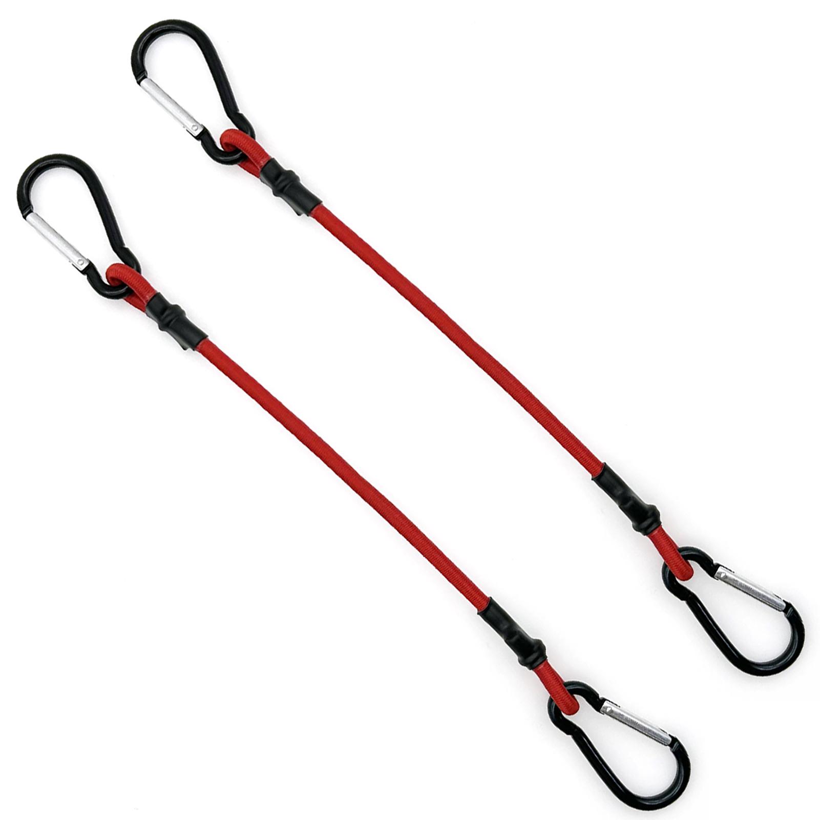 

2pcs Bungee Cord With Hook Heavy Duty Luggage Rope For Camping Tent 30cm красный
