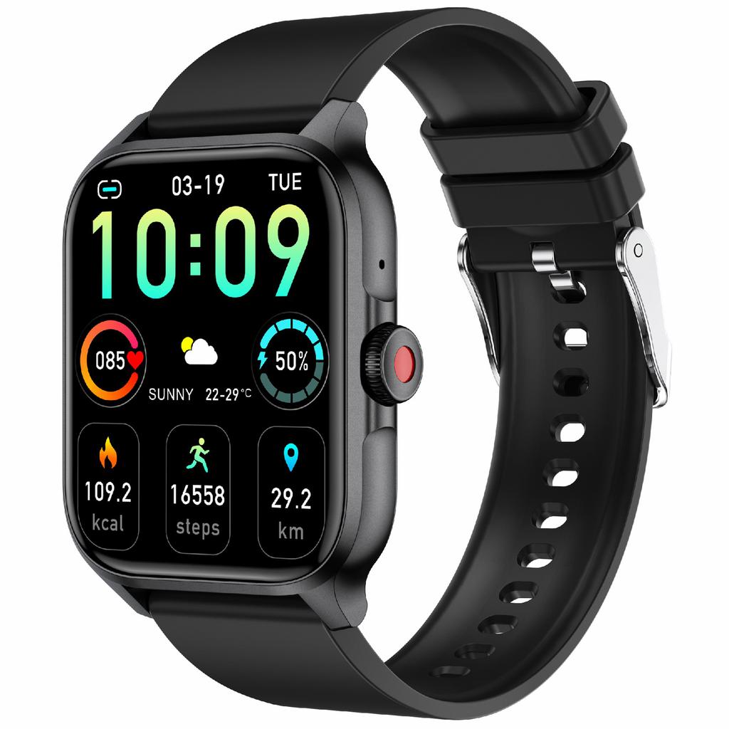 QX15 Realtek Chip 1.85-inch TFT Screen Blood Oxygen Monitor Bluetooth-compatible Smart Watch