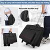 Trunab LCD Carrying Bag for 24 Inches with Wheels LCD Display Carrying Bag Holds 2 Monitor Bags