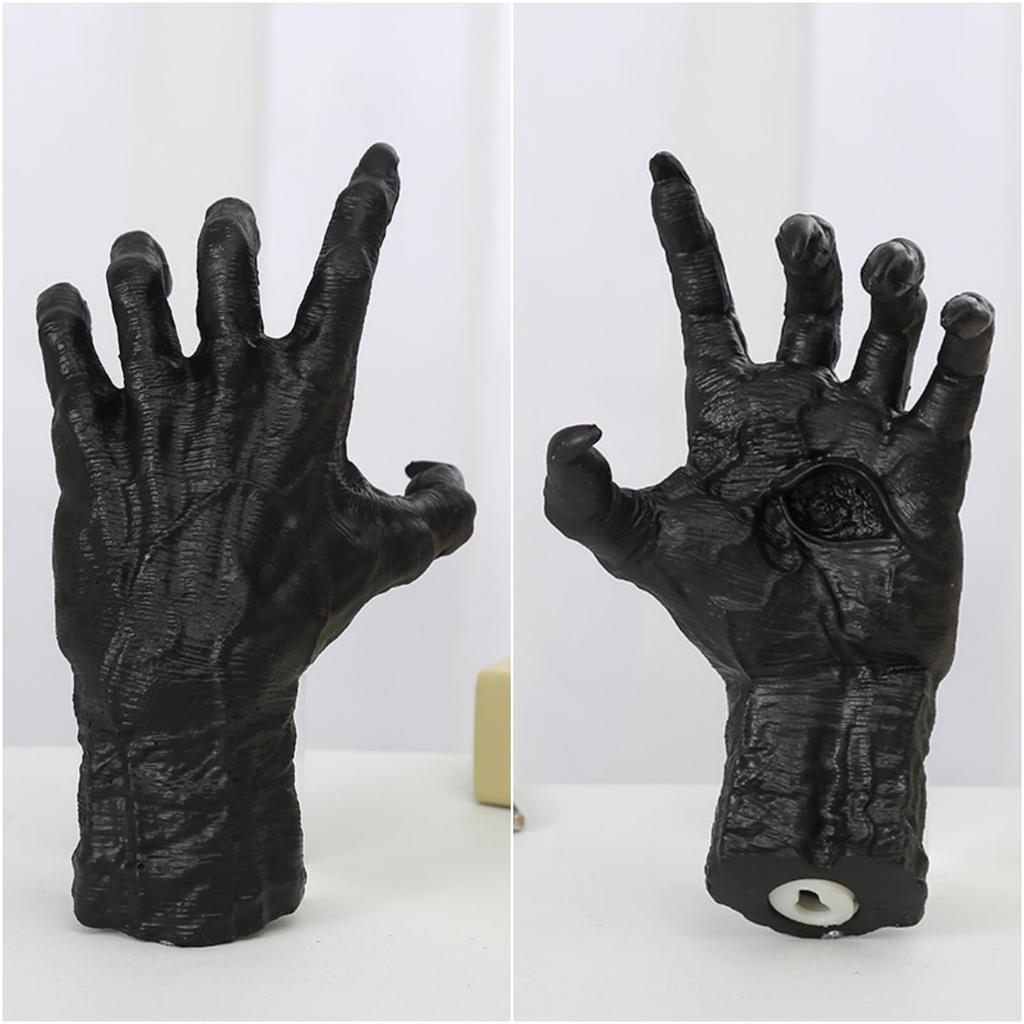 Lunari Teufelshand Wandhängeobjekt, Teufelshaken, Realistisches Accessoire, Halloween-Dekoration, Gotische Geisterhand, Accessoires