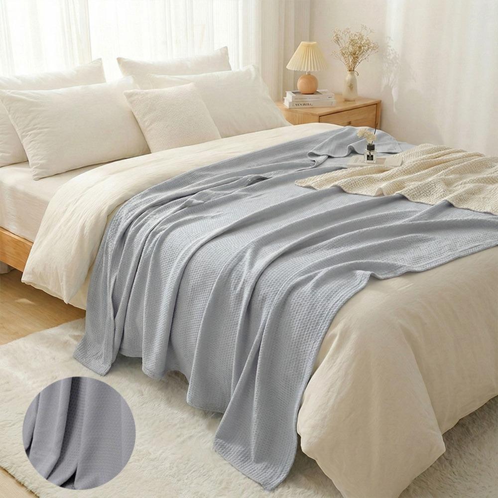 Bamboo Fiber Air-Conditioning Comforters Thin Summer Quilt Simple Summer Cooling Blanket  Bedroom