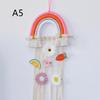Rainbow Lace Hairpin & Headband Organizer for Kids' Room Decor