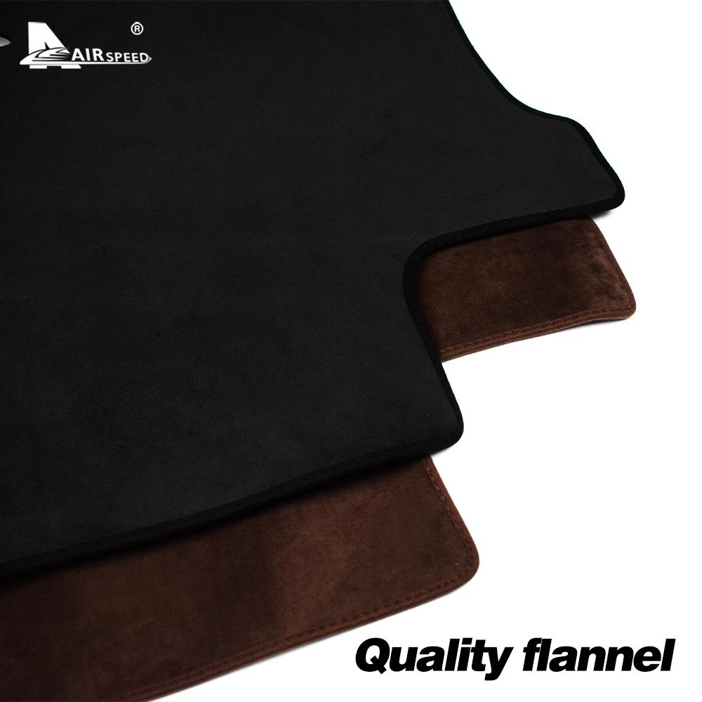 AIRSPEED for Volkswagen VW Golf 6 MK6 GTI 5K1 Accessories Flannel Car Anti Slip Anti UV Mat Dashboard Cover Pad Dashmat Carpet