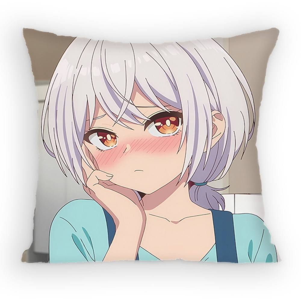 Tune in to The Midnight Heart Kirino Iko PillowCase Antidustmite Pillowcase Invisible zipper silky Sofa cushionCover for bedroom