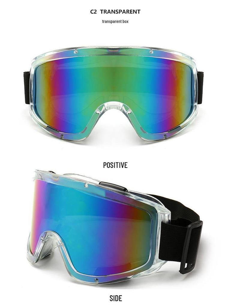 Wielofunkcyjne wiatroodporne gogle do sportów śnieżnych, motocyklizmu i dla zwierząt