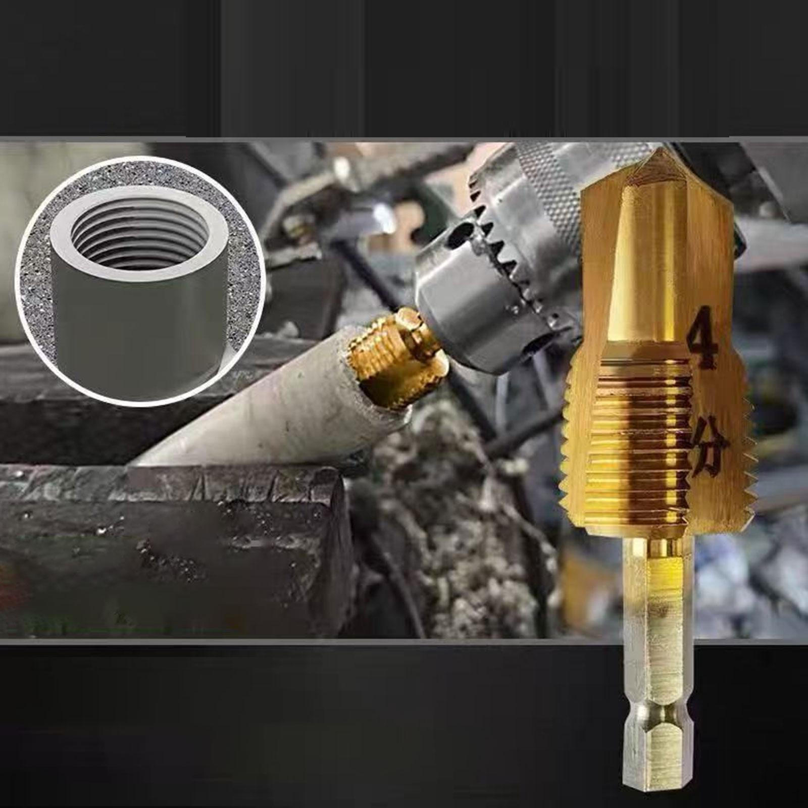 

Расширение Ремонтное Сверло Ppr Подъемное Ступенчатое Сверло Сверхмощное Замена Многоцелевая Развертка для Воды 4 Points 20 Tubes_Gold