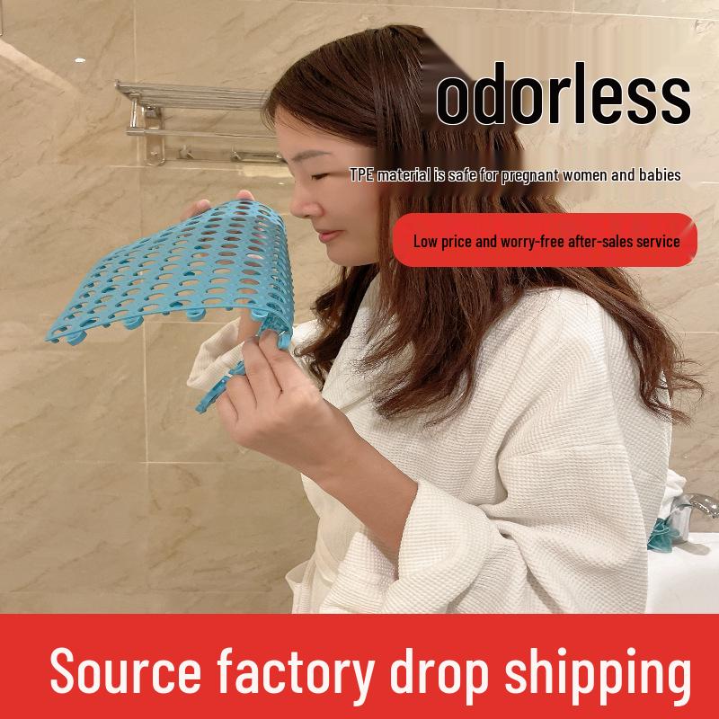 Non-Slip Water-Resistant Bathroom Floor Mat for Toilets, Pets, and Pools