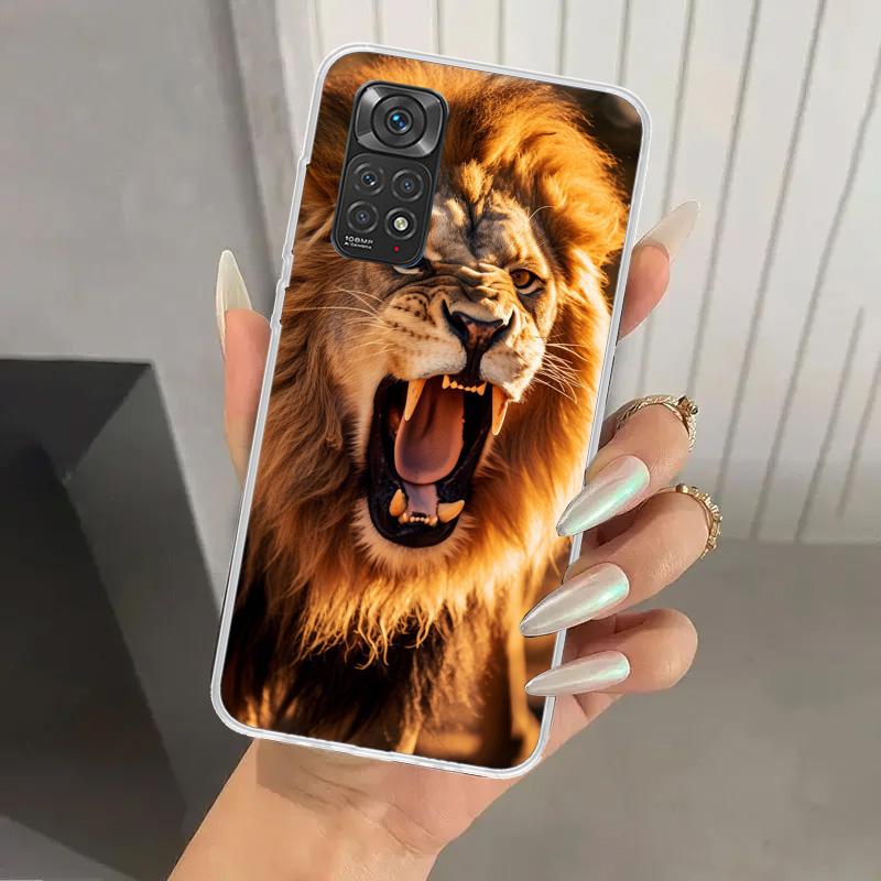 Lion Alpha Male Cub King Phone Case for Xiaomi Redmi Note 15 14 14S 13 12S 12 Pro 11S 11 Plus 11T 11E 10S Soft Funda Print Shell