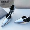 Fashion Luxury Women's High Heels Spring Autumn Brand Women Shoes Fashion Pointed Toe Ladies Elegant Hollow Out Sandal Zapatilla De Muje