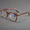 New Square Frame Reading Glasses Retro Printing Glasses Frame Men Women High-definition Presbyopia Glasses Farsighted Eyewear