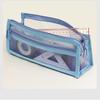 Transparent Mesh Pencil Case Examination-specific Stationery Bag Pencil Case Double-layer Large-capacity Stationery Box