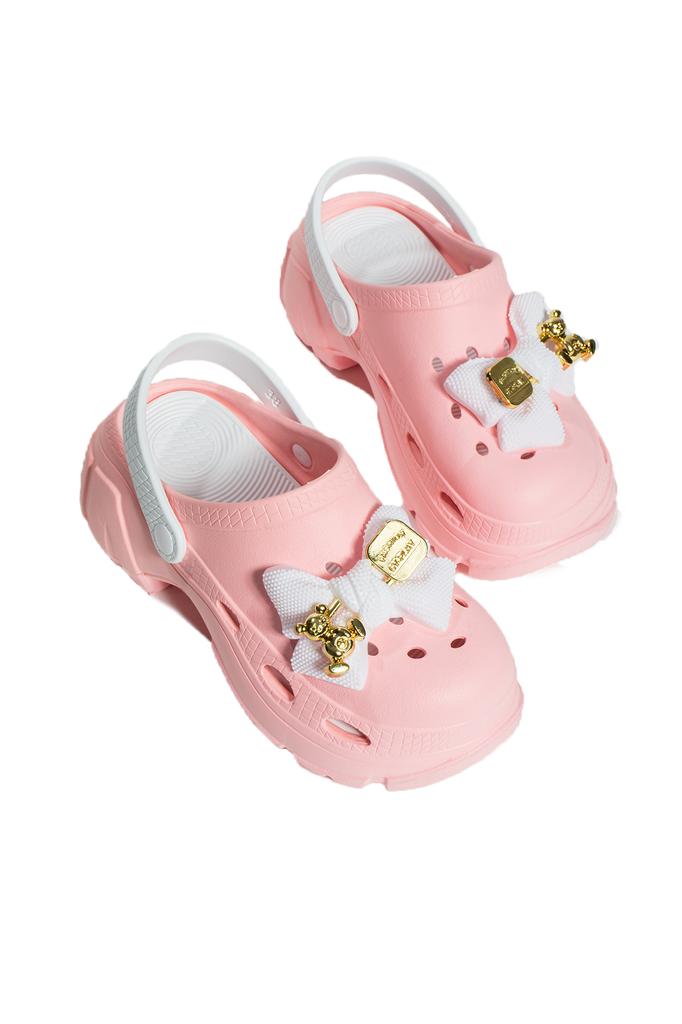 High Sole Ribbon Detailed Eva Comfort Women's Sandals DNZ223-24B