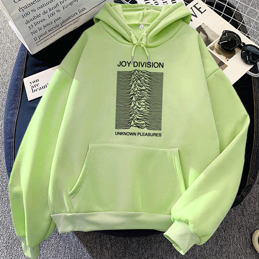 

Худі з принтом гурту Joy Division Смішні світшоти з графічним принтом Зимові жіночі з довгим рукавом Теплий пуловер з капюшоном Мультяшний одяг 2XL