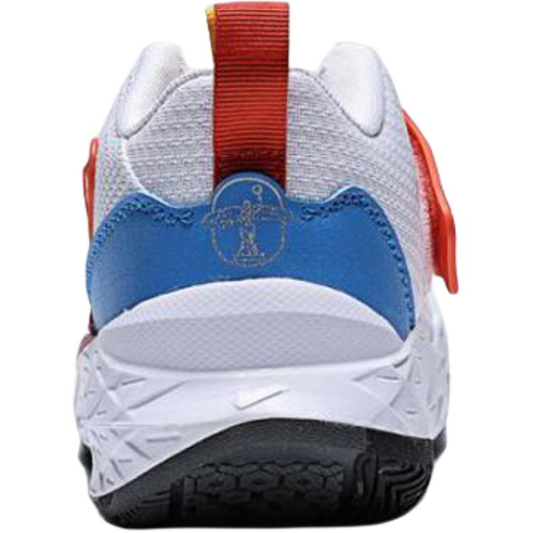 Nike Team Hustle D 12 Comfortable Soft Durable Low Top Kids Casual Shoes Kids Casual Shoes White Red IM3382111