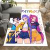 Stars Friends Night Floor Rug Office Rug Design for Hallway Bedrooms Foyer Study room Anti-slip Rug Decorate Offices Perfect Gift for Women/Men