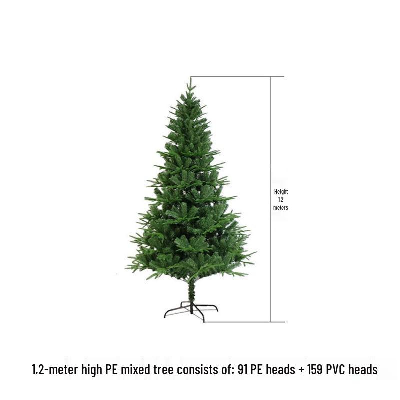 Luxury Green Mixed-Style Encrypted Artificial Christmas Tree