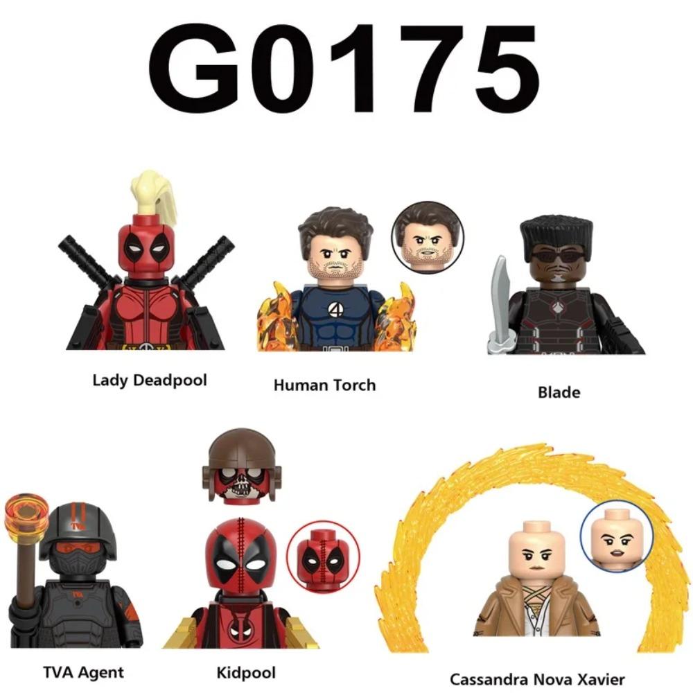 Nowe klocki budowlane Wolverine Deadpool Mini figurki akcji