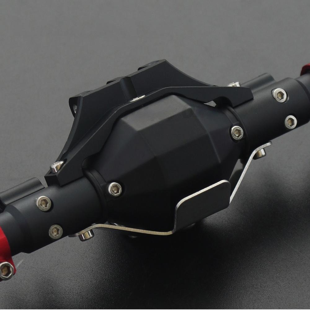 RC Car Front Rear Metal Portal Axle CNC Aluminum for 1/10 Crawler Axial SCX10 90046 AX10 RGT 86100 High Clearance Upgrade Parts