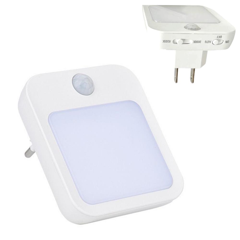 Warm White Light Plug-in LED Night Light Soft Light Adjustable Brightness LED Backlit Night Light Energy Efficient