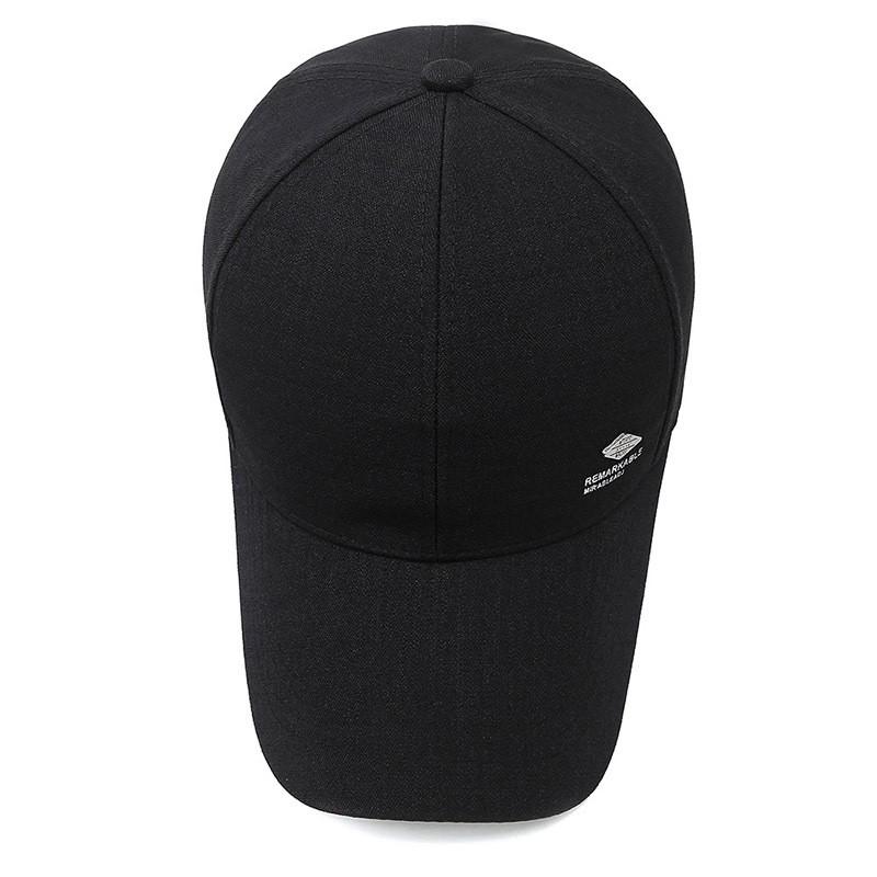 Cotton Baseball Cap With Sun Protection Adjustable For Outdoor Casual Men