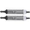 2Pcs 80mm RC Aluminium Shock Absorber Damper for TRAXXAS SLASH 2WD RC Car Upgrade PartsSilver
