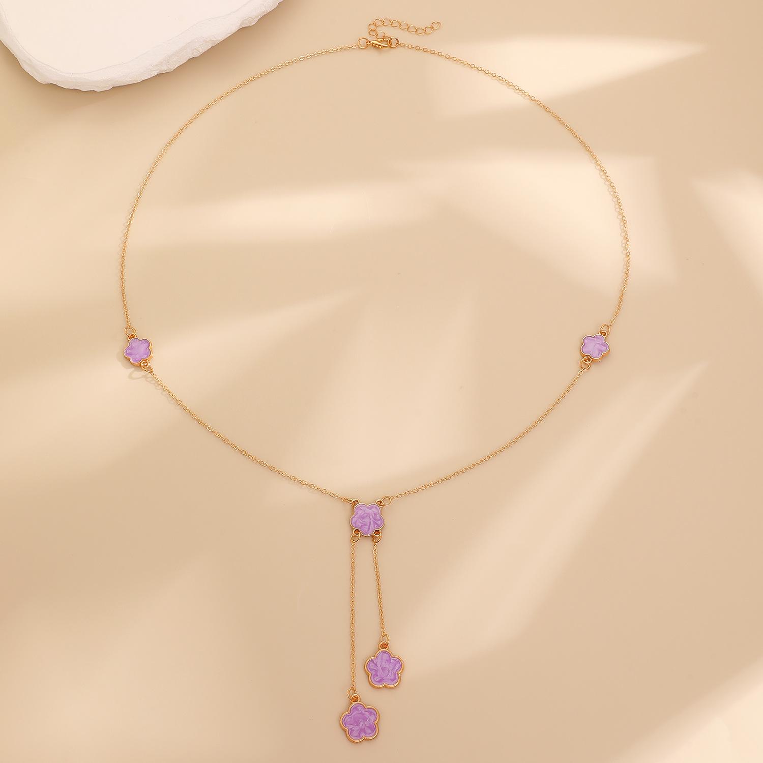 

Набір прикрас «П ятилиста конюшина»: Намисто, Універсальні прикраси для рук та сережки - Колекція Щаслива квітка з 5 предметів для жінок