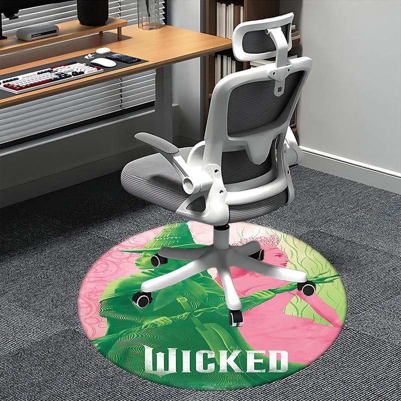 

Wicked Chair mat Round Rug Office carpet, Non slip, Suitable for Living Rooms, Bedrooms,Decor1205906a 80cm by 80cm