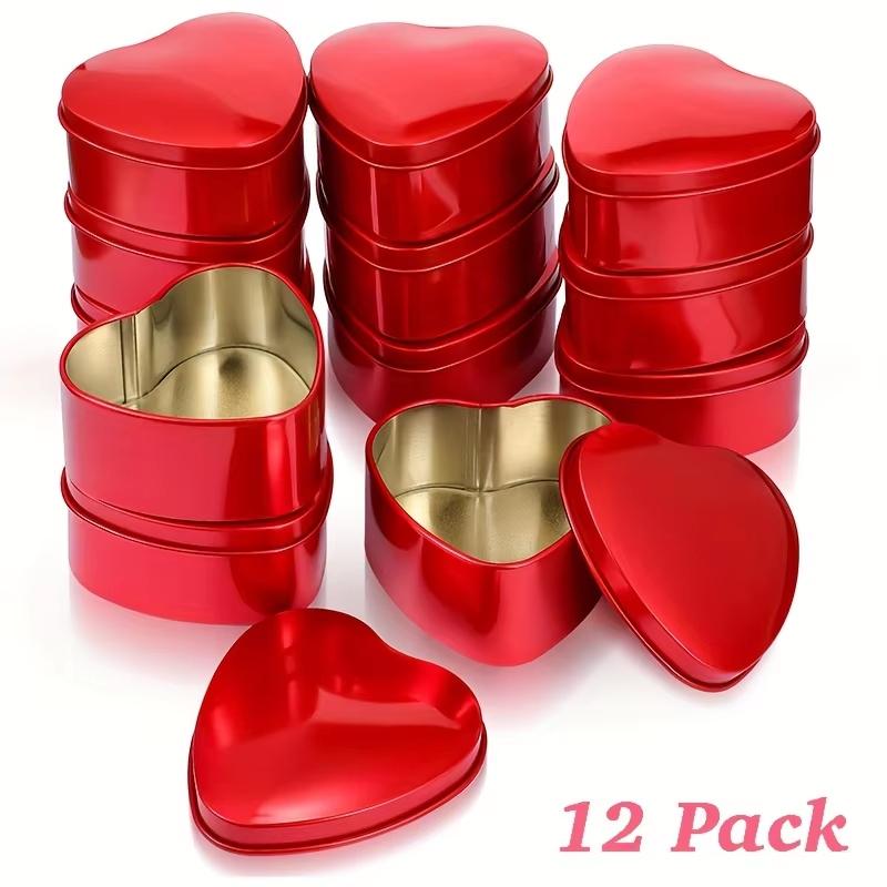 Wonderful Creative Tinplate Box Packaging, Wedding Candy Box, Small Heart-shaped Tin Box, Gift Packaging, Candy Tin Box