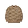 MLB Old Flower Sweatshirts Unisex Brown Crew Neck Moderate Regular 3AMTM0314-43BGD