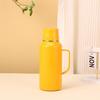 Classic Vintage Mechanical Insulated Flask With Handle 1000ml For Travel And Gift Use