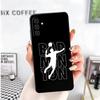 Badminton Sport Soft Phone Case for Samsung A17 A37 A57 A16 A26 A36 A56 A15 A25 A35 A55 A14 A24 A34 A54 A13 A23 A33 A53 A52 A12