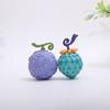 12pcs/set Anime One Piece Devil Fruit Figures Dark-Dark Fruit Op-Op Flame-Flame Gum-Gum Fruit Collection Pvc Model Toys Perfect Gift