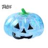 Pumpkin Shape Squeeze Toy Halloween Stress Relief Toy, Spooky Head Hand Exercise Ball Clear Glitter Sugar Ball, Party Favors
