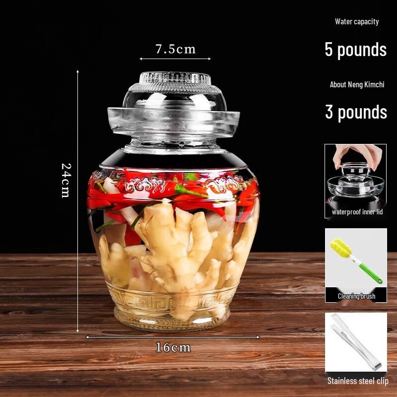 Churong Lead-Free Glass Pickling Jar